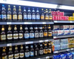 ロッテマートのビール売り場 ロッテマートのビール売り場