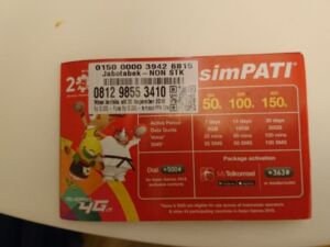 TELECOMSELのSim TELECOMSELのSim